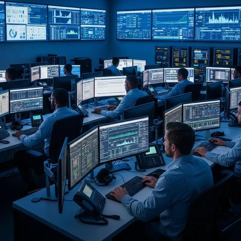 PHOTO — 24/7 NOC operations floor